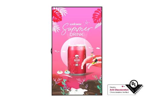 Obrázek LG 55" Signage 55XS4P-B – FHD 1920×1080, 4000 cd/m2, 24/7, webOS 6.0, HDMI, DP, LAN, RS-232, Digitální rotace