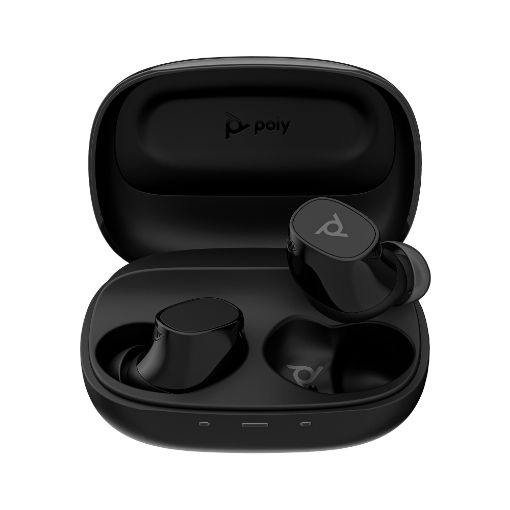 Obrázek HP Renew Poly Voyager Free 20 Gray Earbuds +Basic Charge Case