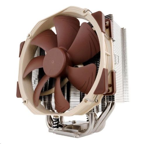Obrázek NOCTUA Chladič CPU NH-U14S, 1x 140mm, LGA1851, AM5, hnědá/stříbrná