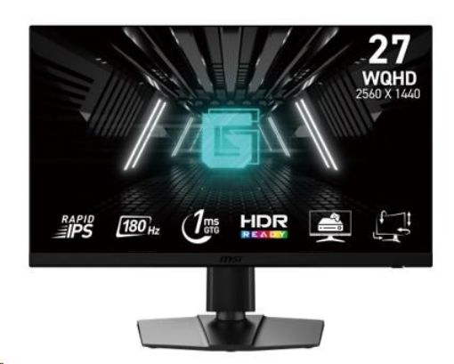 Obrázek MSI LCD G272QPF E2, 27", 2560x1440, Rapid IPS, 180Hz, 1ms, VESA 100x100, Black
