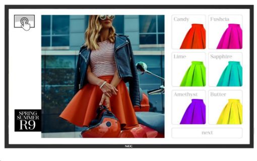 Obrázek NEC LFD 50" MultiSync ME501 IR-2, 50" ME-Series Large Format Display, UHD, 400cd/m2, D-LED backlight, 18/7 proof,