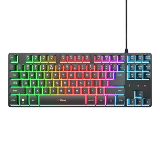 Obrázek TRUST Klávesnice GXT 833 Thado, Membránová, USB, RGB, černá