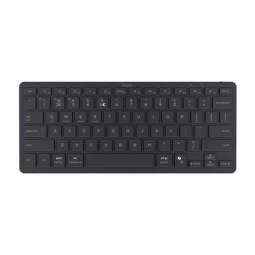 Obrázek TRUST Klávesnice Nado II, Membránová, Bezdrátová, černá