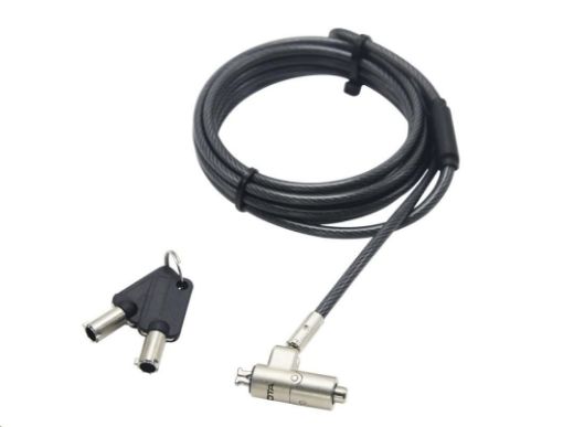 Obrázek DICOTA Security Cable Nano Lock Ultra Slim masterkey 2.5x6 mm slot
