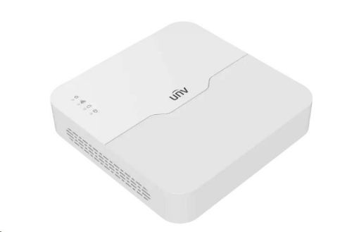 Obrázek Uniview NVR 16-kanálů, až 12MP, až 10TB HDD, PoE 8ch (75W budget), SMART VCA, SIP by NVR