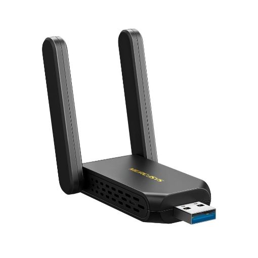 Obrázek MERCUSYS MA86XH WiFi6 USB adapter (AXE5400,2,4GHz/5GHz/6GHz,USB3.0)