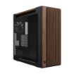 Obrázek ASUS case PROART PA602 WALNUT WOOD MODERN TG, Mid Tower, průhledná bočnice, černá