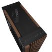 Obrázek ASUS case PROART PA602 WALNUT WOOD MODERN TG, Mid Tower, průhledná bočnice, černá