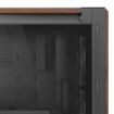 Obrázek ASUS case PROART PA602 WALNUT WOOD MODERN TG, Mid Tower, průhledná bočnice, černá