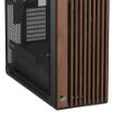 Obrázek ASUS case PROART PA602 WALNUT WOOD MODERN TG, Mid Tower, průhledná bočnice, černá