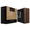 Obrázek ASUS case PROART PA602 WALNUT WOOD MODERN TG, Mid Tower, průhledná bočnice, černá