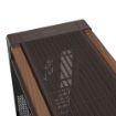 Obrázek ASUS case PROART PA602 WALNUT WOOD RETRO TG, Mid Tower, průhledná bočnice, hnědá