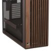 Obrázek ASUS case PROART PA602 WALNUT WOOD RETRO TG, Mid Tower, průhledná bočnice, hnědá