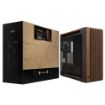 Obrázek ASUS case PROART PA602 WALNUT WOOD RETRO TG, Mid Tower, průhledná bočnice, hnědá