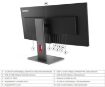 Obrázek LENOVO LCD P34WD-40+MC60 - 34'' ECO-IPS,21:9,3440x1440,120Hz,350cd,2000:1,4ms,2xHDMI,DP,DC,USBHub,USB-C(140W PD),RJ45