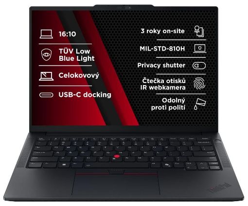 Obrázek LENOVO NTB ThinkPad E14 AMD G7 - Ryzen5 230,14" WUXGA,16GB,512SSD,IRcam,W11P