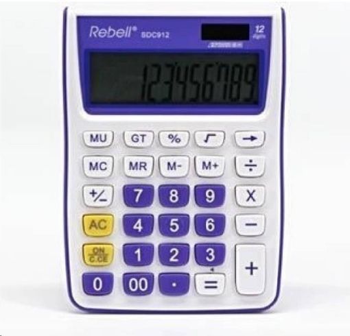 Obrázek REBELL kalkulačka - RE-SDC912VL BX