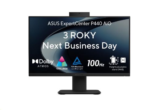 Obrázek ASUS PC AiO ExpertCenter P44 (P440VAK-BPC234X), i5-13420H, 23.8" 1920 x 1080, 16GB, 512GB SSD, UHD, W11 Pro, Black