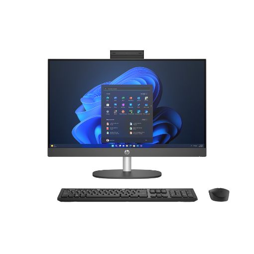 Obrázek HP AIO ProOne 240 G10 AiO 23.8 NT Ultra5 125U,16GB,512GB NVMe, WiFi 6 + BT,klávesnice a myš,90W,šedá,HDMI,Win11Pro