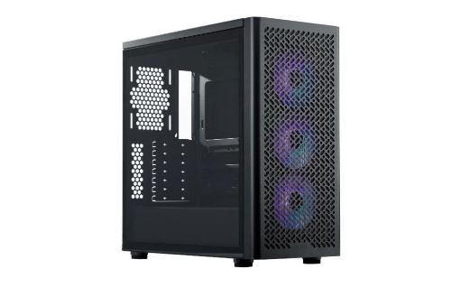 Obrázek Cooler Master case Elite 502, Průhledná bočnice, ATX, 3x 120mm ARGB Fan, černá
