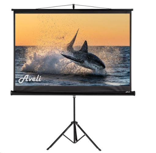 Obrázek Projekční plátno Aveli stativ, 150x94cm (16:10) 70", černý tubus