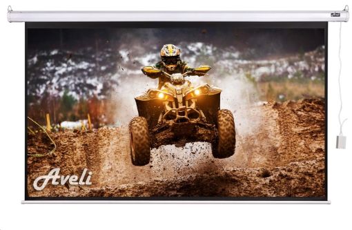 Obrázek Elektrické projekční plátno AVELI, 399x224 (16:9) 180"