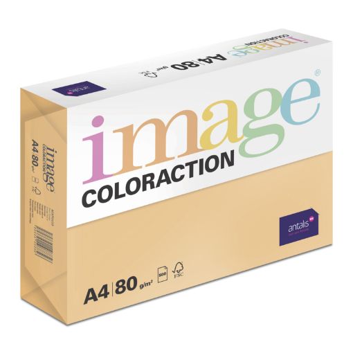 Obrázek Antalis Papír Image Coloraction Acapulco - reflexní oranžová (NeoOr) A4 (80g/500ks)
