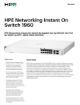 Obrázek HPE Networking Instant On Switch 8p Gigabit CL4 4p SR2.5G CL6 PoE 2p 10GBT 2p SFP+ 480W 1960