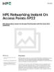 Obrázek HPE Networking Instant On Access Point Bundle with PSU (EU) AP22 (Includes 12V Power Adapter with EU Power Plug) R6M50A