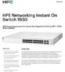 Obrázek HPE Networking Instant On Switch 24p Gigabit CL4 PoE 4p SFP+ 370W 1930 (JL684B)