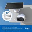 Obrázek TP-Link Tapo C400 KIT venkovní kamera, solární panel (2MP, 1080p, IR 10m, WiFi, micro SD card, IP65)