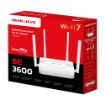 Obrázek MERCUSYS MR25WBE EasyMesh WiFi7 router (BE3600, 2,4GHz/5GHz,1xGbEWAN,3xGbELAN)