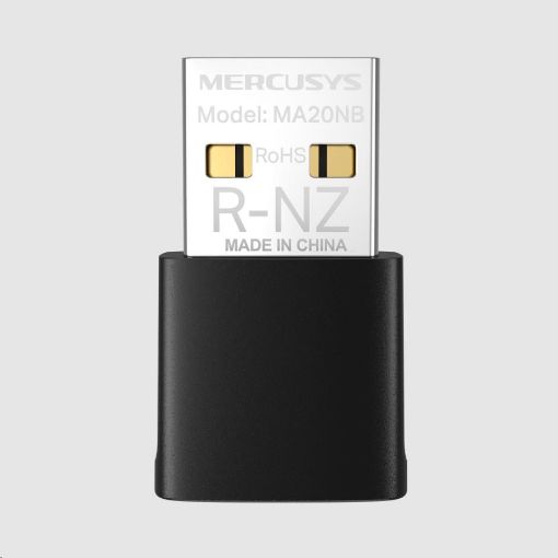 Obrázek MERCUSYS MA20NB WiFi5 USB nano adapter (AC650,2,4GHz/5GHz,Bluetooth5.0,USB2.0)