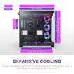 Obrázek NZXT skříň H9 Flow RGB dvoukomorová ATX / 1x140 RGB mm / 1x 120mm RGB fan / prosklená / černá
