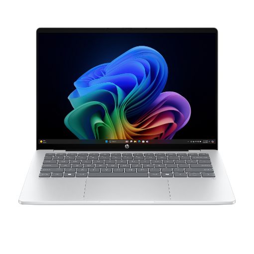 Obrázek NTB HP OmniBook 5 NG AI PC 14-he0001nc, 14" OLED 2K Touch, Snapdragon X Plus, 16GB, 1TB SSD, Win11, Silver, +3M GamePass