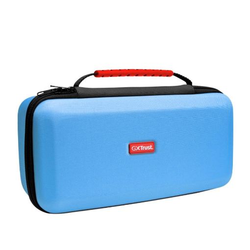 Obrázek TRUST Pouzdro pro Nintendo Switch GXT1252B XL HARDCASE SWITCH 2, modrá