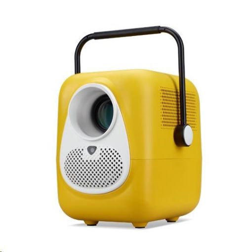 Obrázek AOpen Projektor QF23s Smart LED,FHD,250 ANSI,1000:1,30000h,HDMI,USB,Repro,Wifi,Yellow