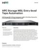 Obrázek HPE Storage MSL 1/8 Tape Autoloader 1x MSL LTO-8 Fibre Channel 5x LTO-8 30TB Data Cartridges