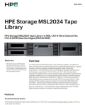 Obrázek HPE Storage MSL2024 Tape Library 1x MSL LTO-8 Fibre Channel 15x LTO-8 30TB Data Cartridges
