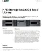 Obrázek HPE Storage MSL2024 Tape Library 1x MSL LTO-9 Fibre Channel 15x LTO-9 45TB Data Cartridges