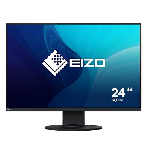Obrázek EIZO MT 24" EV2410R-BK FlexScan, IPS, 1920x1200, 350nit, 1300:1, 5ms, DisplayPort, HDMI, DVI-D, D-sub, USB, Repro, Černý