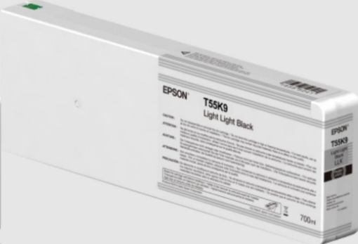 Obrázek EPSON ink Singlepack Light Light Black T55K900 UltraChrome HDX/HD 700ml