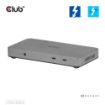 Obrázek Club3D hub Thunderbolt 5 5v1, 3x USB-C TB5, 1x USB-A, 1x8K60Hz, 3x 5K60Hz, certifikace Thunderbolt Share, 180W
