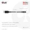 Obrázek Club3D Kabel USB-C na DisplayPort 2.1 DP54 Bi-Directional, 8K120Hz, 4K480Hz, 2m