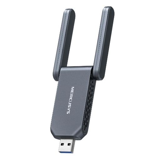 Obrázek MERCUSYS MA37BEH WiFi7 USB adapter (AC1300,2,4GHz/5GHz/6GHz,USB3.0)