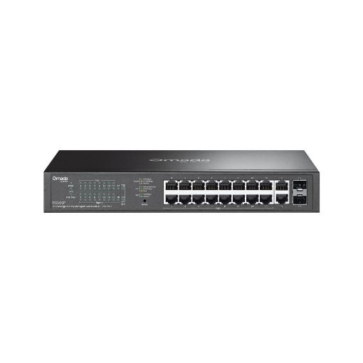 Obrázek TP-Link OMADA switch ES220GP (18xGbE,2xSFP,16xPoE+,150W)