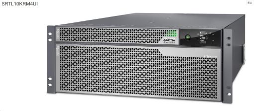 Obrázek APC Smart-UPS Ultra LI-Ion On-Line 10000VA 10000W, 4U Rack/Tower, 230V