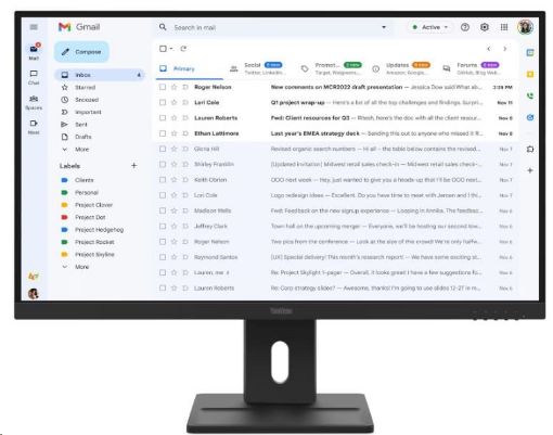 Obrázek LENOVO LCD E27-40 - 27",IPS,16:9,1920x1080,100Hz,300cd/m2,1500:1,4ms(GtG),VGA,DP,HDMI,Pivot,repro