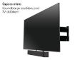 Obrázek Vogel's Univerzální soundbar držák, uchycení na TV držák, nastavení šířky a výšky