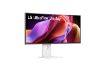 Obrázek LG MT IPS LED 40" 40U990A-W - NanoIPS, 5120x2160, 21:9, HDMI, DP, USB-C, thunderbolt, zakřivený, nast. výška, repro